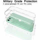 360 Clear Case For iPhone 15 Plus Full Cover Silicone