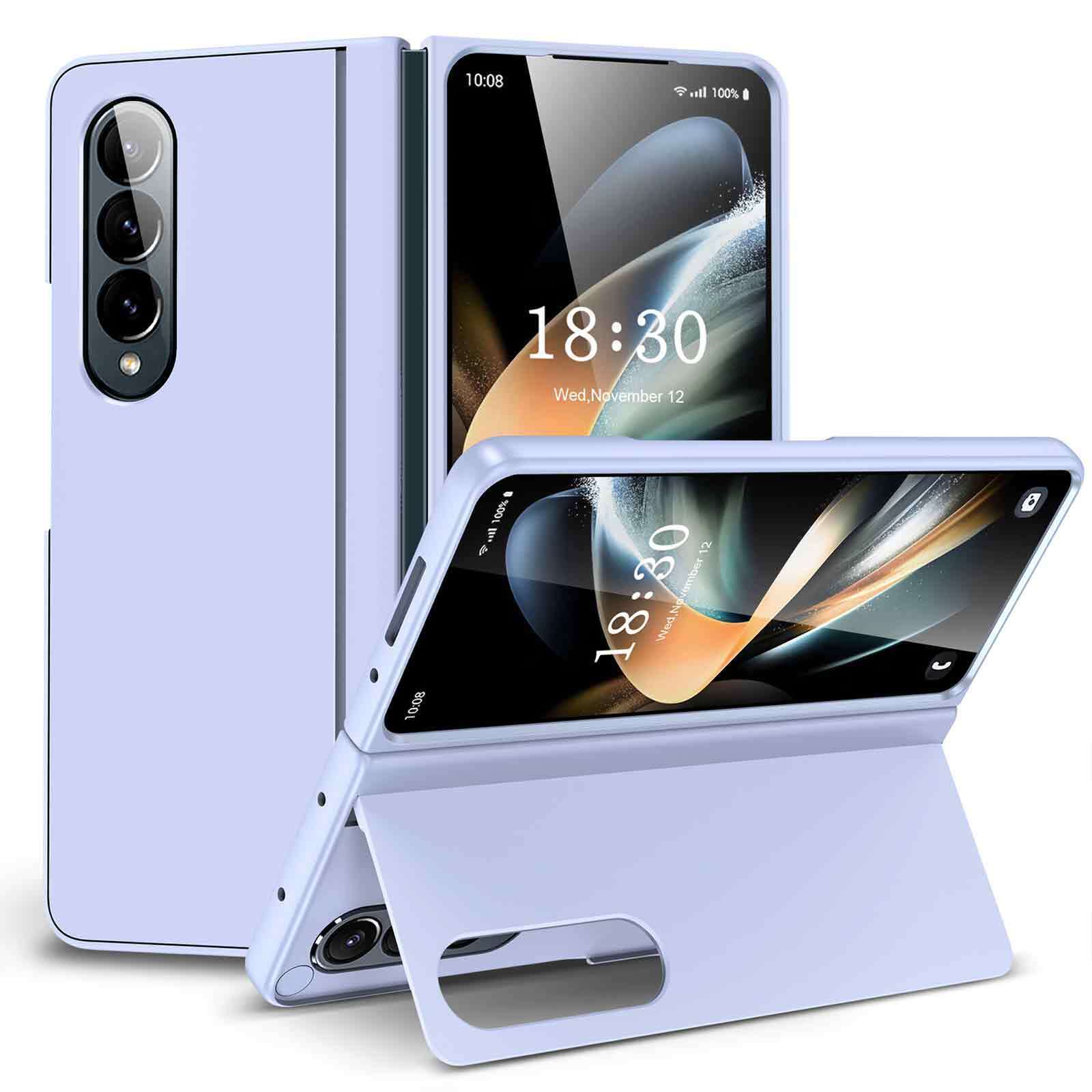 For Samsung Galaxy Z Fold 5 5G Case Ultra Thin Armor Stand Shockproof Hard Cover
