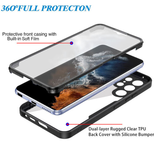 Shockproof 360 Full Body Case Samsung S23 FE Hybrid Cover