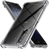 Shockproof Scratch Resistant Gel Rubber Silicone Phone Cover For Sony Xperia III - Clear