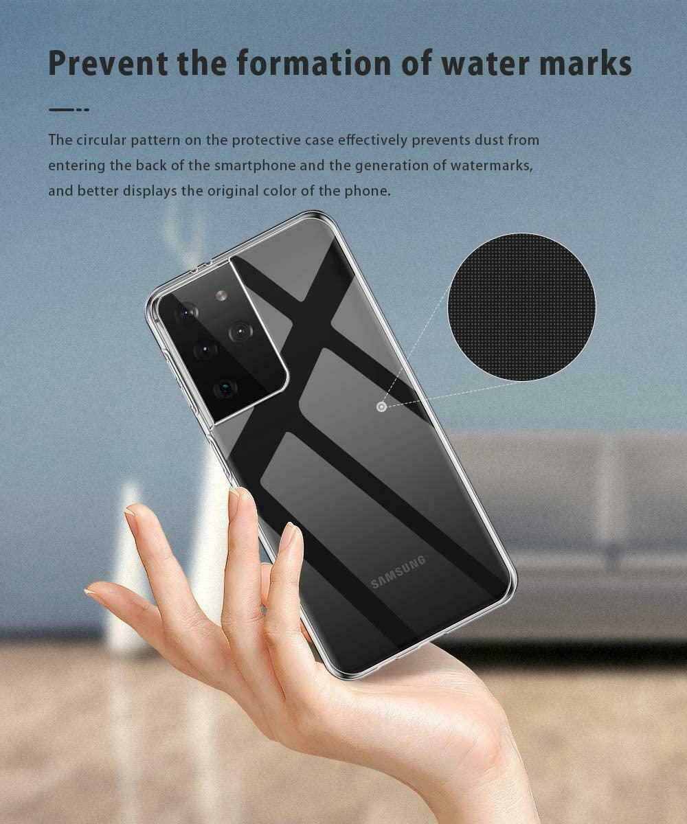Samsung Galaxy S23 Plus Case Slim Clear Silicone Gel Phone Cover