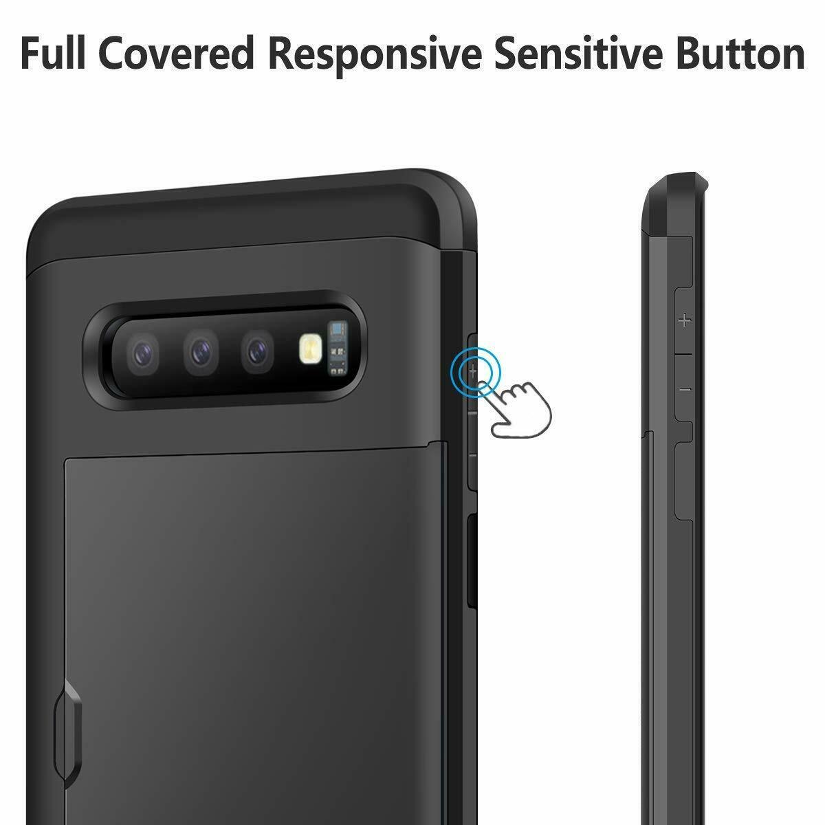 Samsung Galaxy S10e Card Holder Hard Cover Case