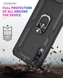 Samsung A22 5G Shockproof Heavy Duty Ring Rugged Armor Case Cover