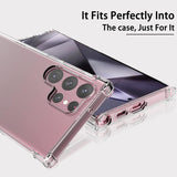 For Samsung S24 Plus Case Clear Gel Slim Phone Cover Shockproof