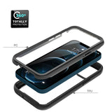 Full Body Clear Hybrid Shockproof 360 Case For iPhone 15 Pro Max