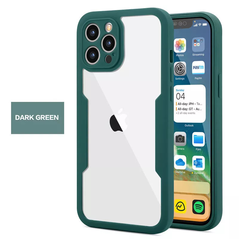 Shockproof 360 Full body Case Cover For iPhone 16 Plus