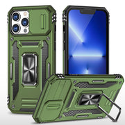 Shockproof Armor Case For iPhone 15 Pro Max  Ring Stand Rugged Cover