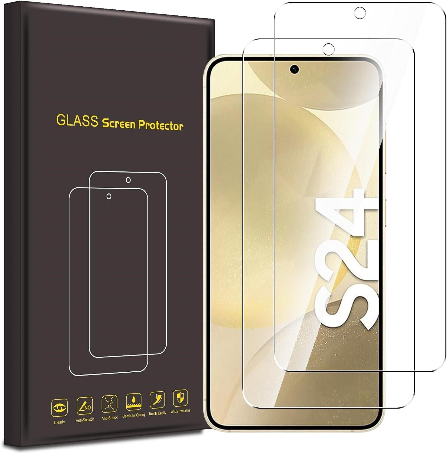 For Samsung Galaxy S24 Glass Screen Protector