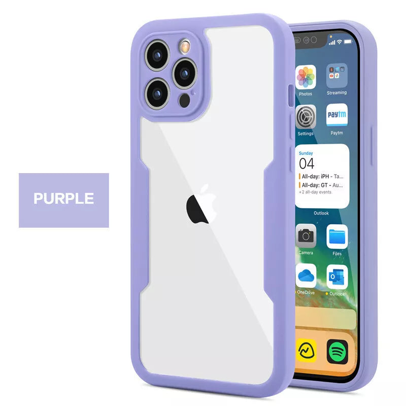 Shockproof 360 Full body Case Cover For iPhone 16 Pro Max