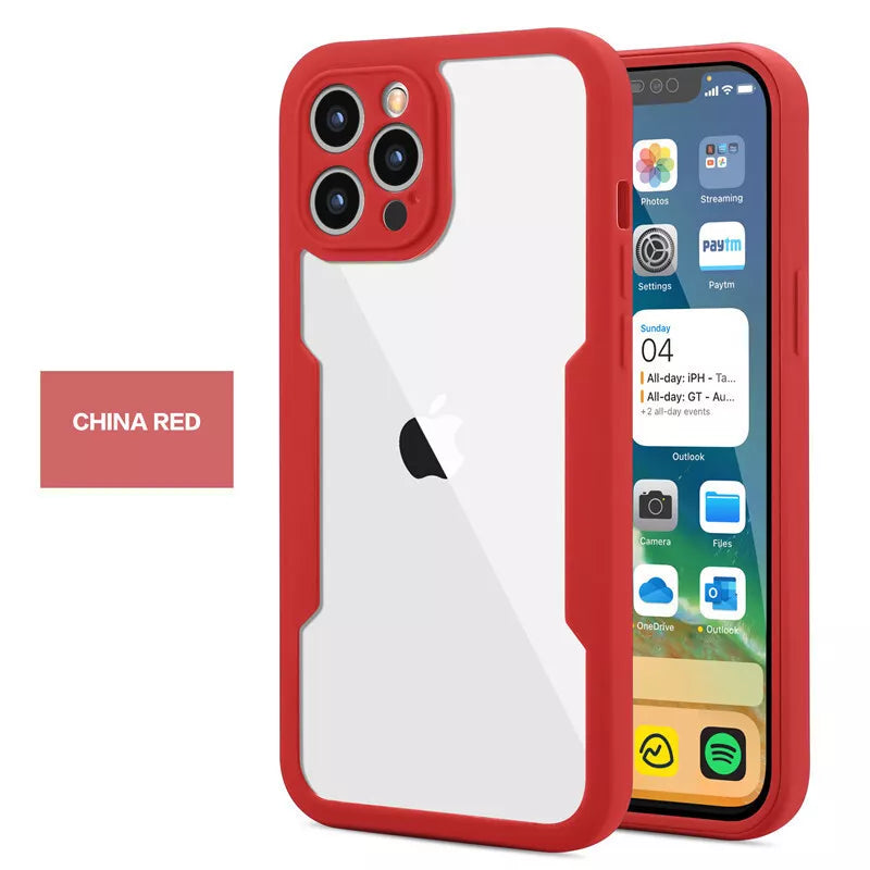 Shockproof 360 Full body Case Cover For iPhone 16 Pro