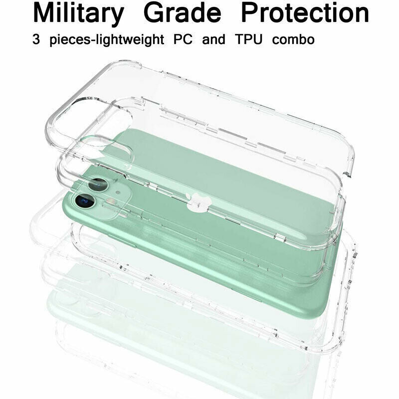 360 Clear Case For iPhone 15 Pro Full Cover Silicone