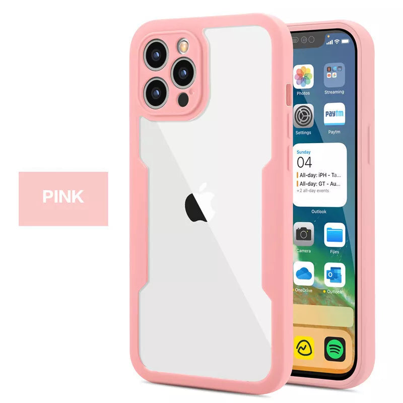 Shockproof 360 Full body Case Cover For iPhone 16