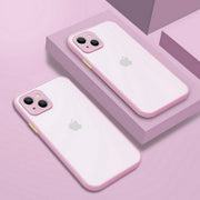 Case For iPhone 15 Pro Max Clear Matte Shockproof Acrylic Hard Cover