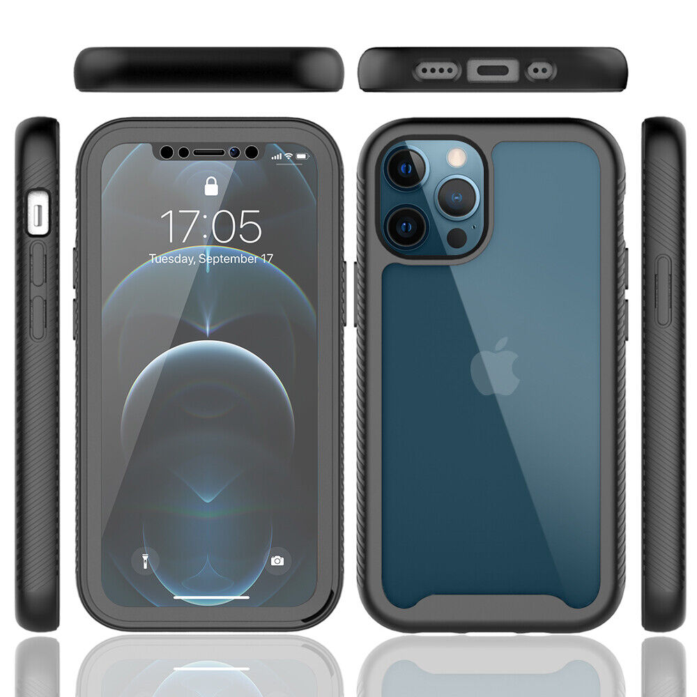 Full Body Clear Hybrid Shockproof 360 Case For iPhone 15 Pro Max