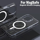 Magsafe Clear Case For iPhone 16 Pro Max Shockproof Slim Cover