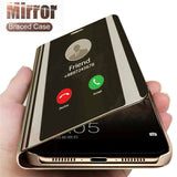 Samsung S23 FE  Smart View Mirror Flip Stand Phone Case