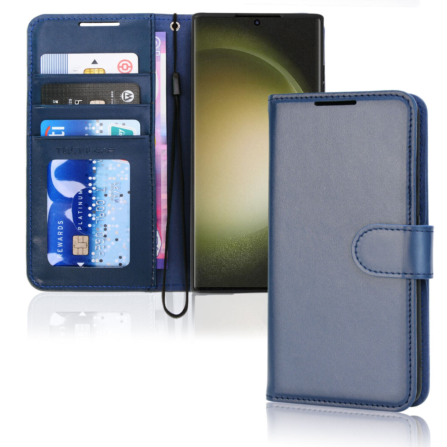 For Samsung S23 FE 5G Premium Flip Leather Wallet Stand Case