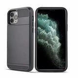 Hard Armor Case Cover Slide Card Slot Holder For iPhone 16 Pro