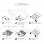 Kids Shockproof iPad Case Cover EVA Foam Stand For Apple iPad 2/3/4