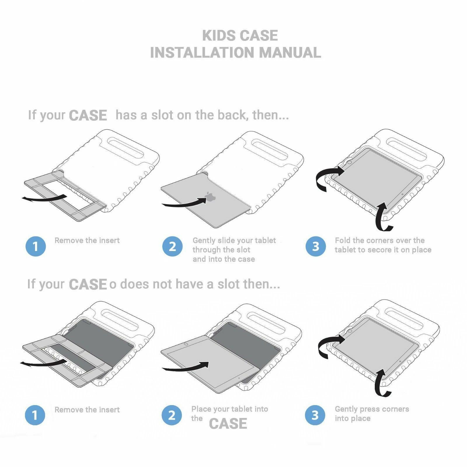 Kids Shockproof iPad Case Cover EVA Foam Stand For Apple ipad Pro 11"