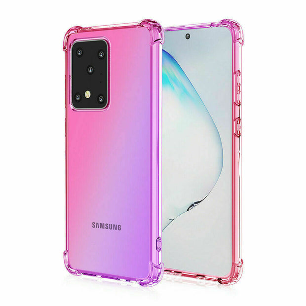 For Samsung Note 10 Plus Shockproof Cover Silicone Bumper Gel Mobile Phone Case