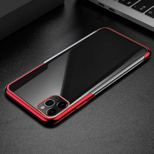 Plating TPU Glossy Soft Slim Case Cover For iPhone 8 Plus