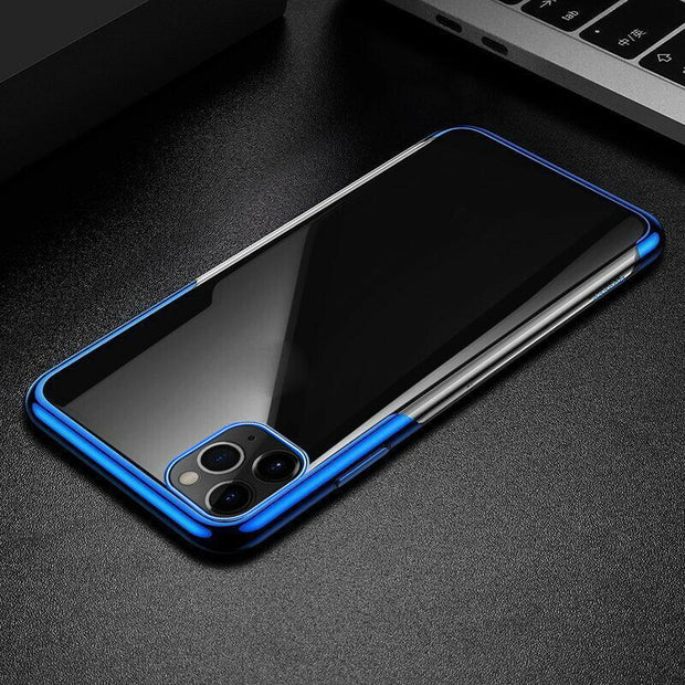 Plating TPU Glossy Soft Slim Case Cover For iPhone SE 2022