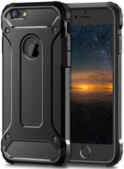Apple iPhone SE 2020 (2nd Gen) Case, Rugged Tough Dual Layer Armor Case Black