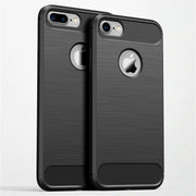 Apple iPhone SE 2022 Case Carbon Fibre Gel Case Cover