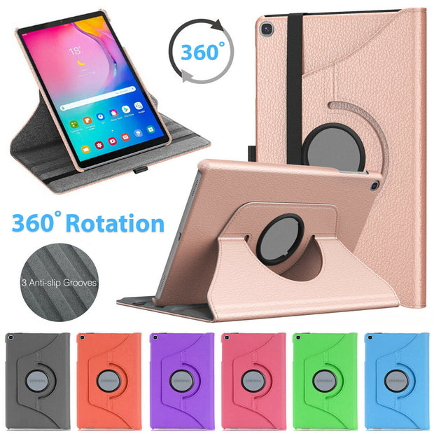 Samsung Galaxy Tab A 10.1" 2019 T510 T515 Leather 360 Rotating Tablet Case Cover