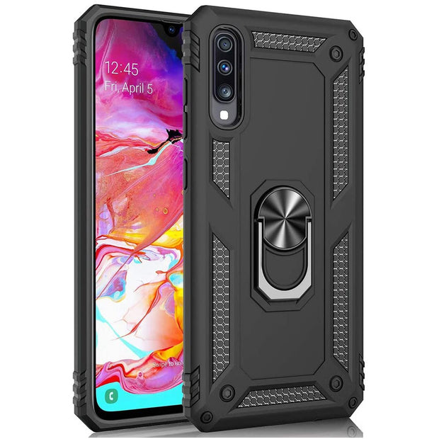 Samsung Galaxy A41 Case Shockproof Heavy Duty Ring Rugged Armor Case Cover