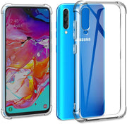 Case for Samsung A50 Transparent Shockproof Ultra Transparent Soft TPU Silicone Gel Case Cover transparent -Transparent