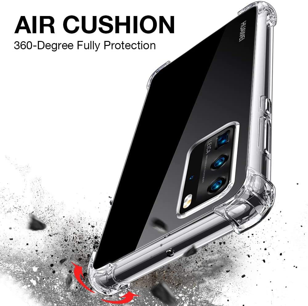 For Huawei P40 Shockproof Cover Silicone Bumper Gel Mobile Phone Case