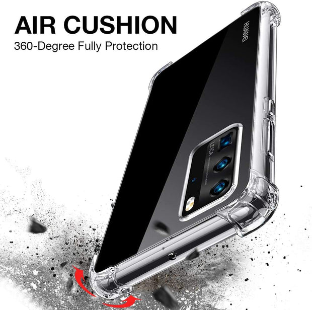 For Huawei P30 Shockproof Cover Silicone Bumper Gel Mobile Phone Case
