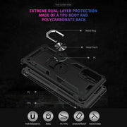 Samsung Note 10 Case Shockproof Heavy Duty Ring Rugged Armor Case Cover