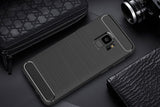 Shockproof Silicone Carbon Fiber Fibre Case Cover For Samsung Note 8