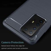 Shockproof Silicone Carbon Fibre Case Cover For Huawei P30 Lite