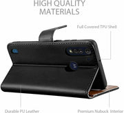 For Motorola G8 Power Lite Flip Leather Wallet Case Cover Book Case