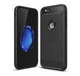 Apple iPhone 8 Plus Case Carbon Fibre Gel Case Cover