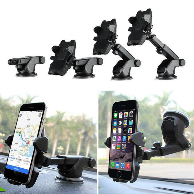360° Rotate Universal Car Phone Holder Windscreen Suction Mount GPS Stand Cradle - mobilecasesonline