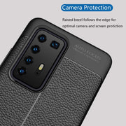Leather Texture design Bumper Protective Cover for Huawei Mate 20 Pro