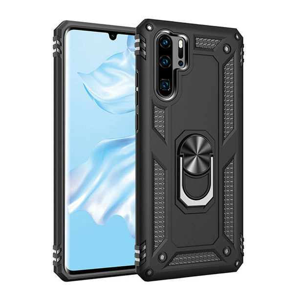 Huawei Mate 20 Pro Shockproof Heavy Duty Ring Rugged Armor Case Cover