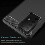 Shockproof Silicone Carbon Fibre Case Cover For Huawei P20 Pro