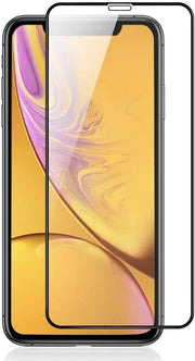 iPhone XS Max Full Cover Glass Screen Protector - Black