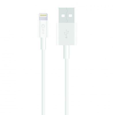 8-Pin to USB Cable 3M White 1A - mobilecasesonline