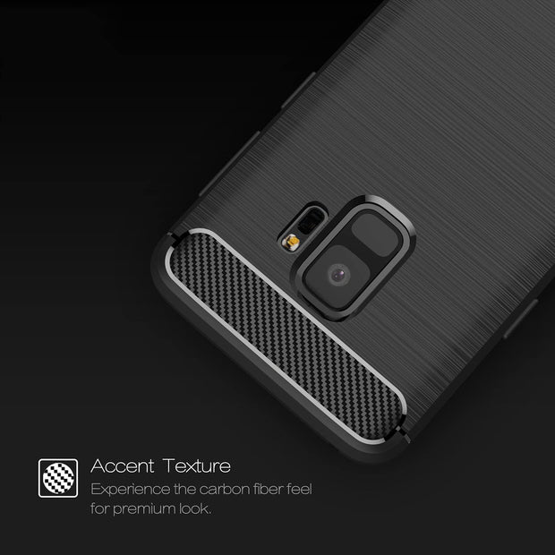 Shockproof Silicone Carbon Fiber Fibre Case Cover For Samsung Note 10 Plus