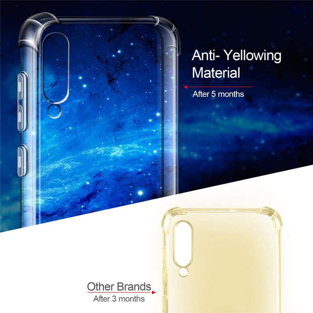Case for Samsung A70 Transparent Shockproof Ultra Transparent Soft TPU Silicone Gel Case Cover transparent -Transparent