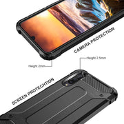 Samsung Galaxy A71 Plus Tough Hard Heavy duty Armour Case Black