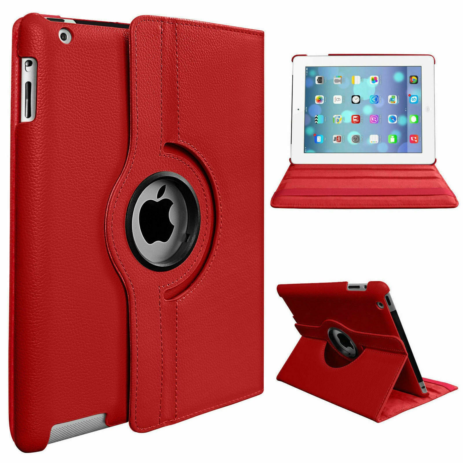 Leather 360 Rotating Smart Case Cover Apple iPad 10.5" Air 4
