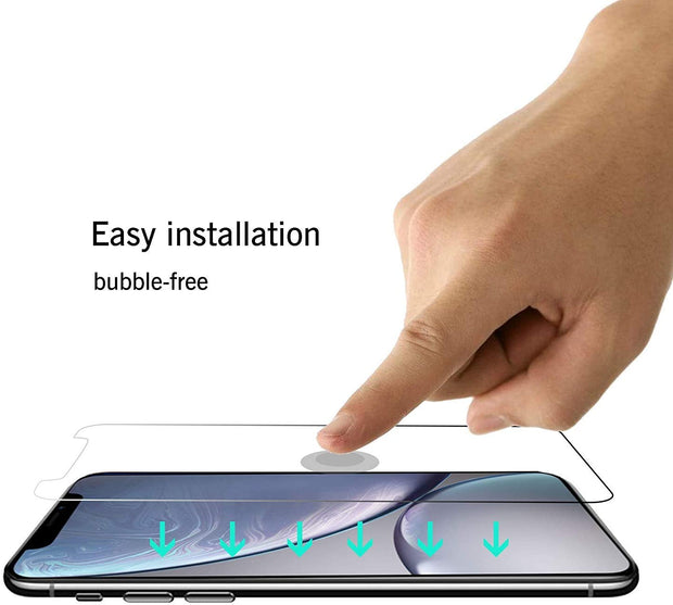 iPhone 8 Case Compatible Tempered Glass Screen Protector